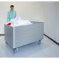 Aluminijast zaboj na kolesih 480 L Aluminijast zaboj na kolesih 480 L