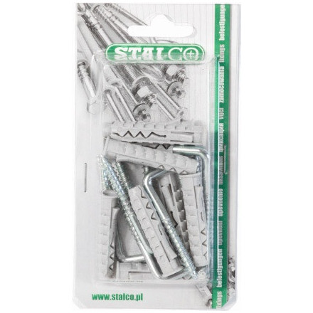 Vložek s kavljem 6/4x40mm, 14 kos