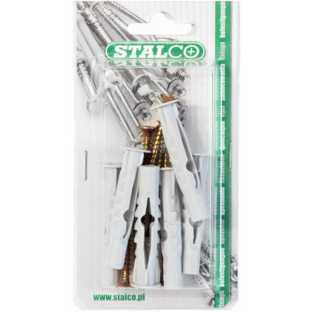 Vložek z vijakom BKU-6/3,5x45, 15kos