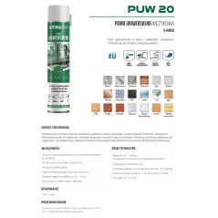 Univerzalna Montažna PU pena s cevko 750 ml