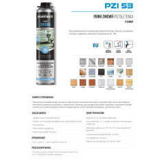 Montažna Gradbena PU pena 750 ml