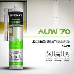Univerzalna akrilna tesnilna masa 280 ml, Bela