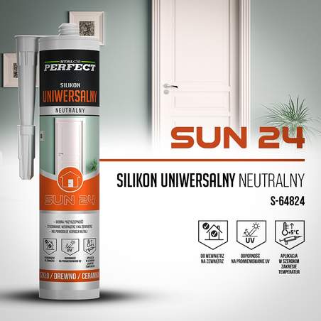 Univerzalni nevtralni silikon 280 ml, brezbarven