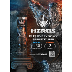 Univerzalno Hibridno lepilo HEROS 290 ml - Super Močno