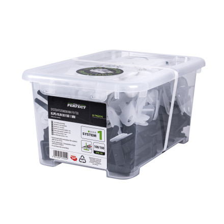 Izravnalni komplet za ploščice SYSTEM 1, 1mm, 100/100