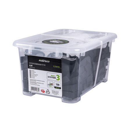 Izravnalni klini za ploščice SYSTEM 3, 300kos