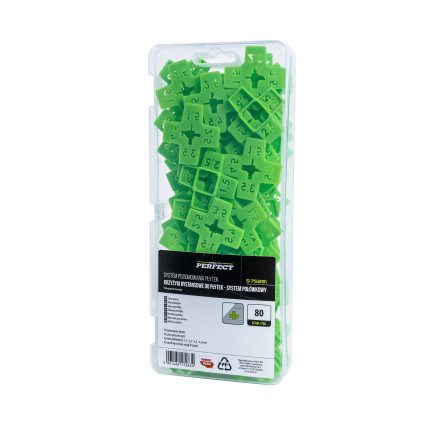 Križni distančniki za keramiko, 80 kos