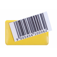 Magnetni nosilec oznak za industrijo (set 50 kos) - Rumen