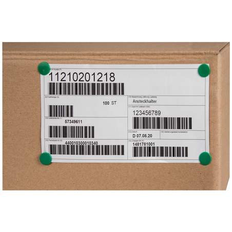 Plastični pritiskači za označevanje kartonov ( Set 100 kos)
