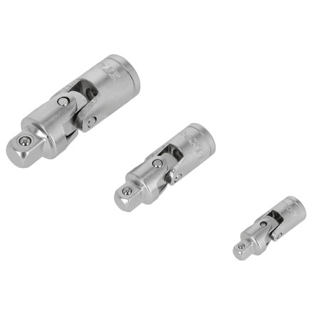 Set univerzalnih zglobov CrV 1/4", 3/8", 1/2"