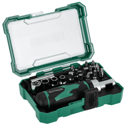 Bit komplet 1/4”, 19 kos