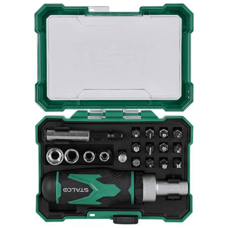 Bit komplet 1/4”, 19 kos