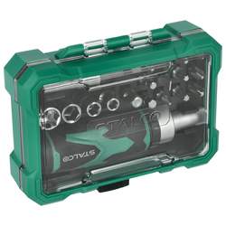 Bit komplet 1/4”, 19 kos