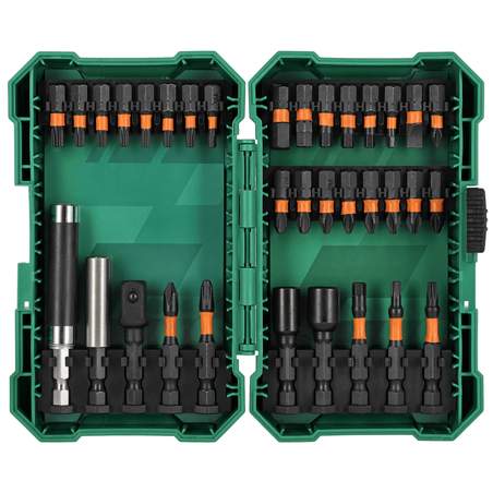 Set udarnih nastavkov in adapterjev 1/4”, 34 kos
