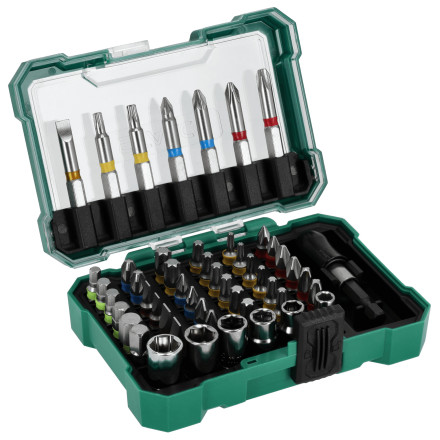 Set Bit nastavkov z 1/4” adapterjem, 50 kos, S2