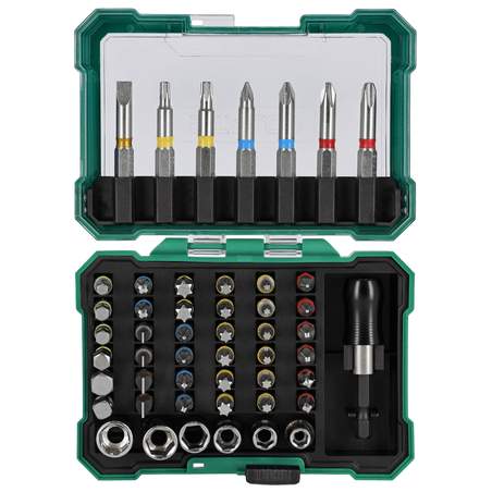 Set Bit nastavkov z 1/4” adapterjem, 50 kos, S2