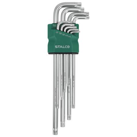 Set Extra dolgih TORX ključev z luknjo 9 kos
